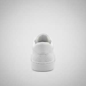 White sneaker on a light gray background