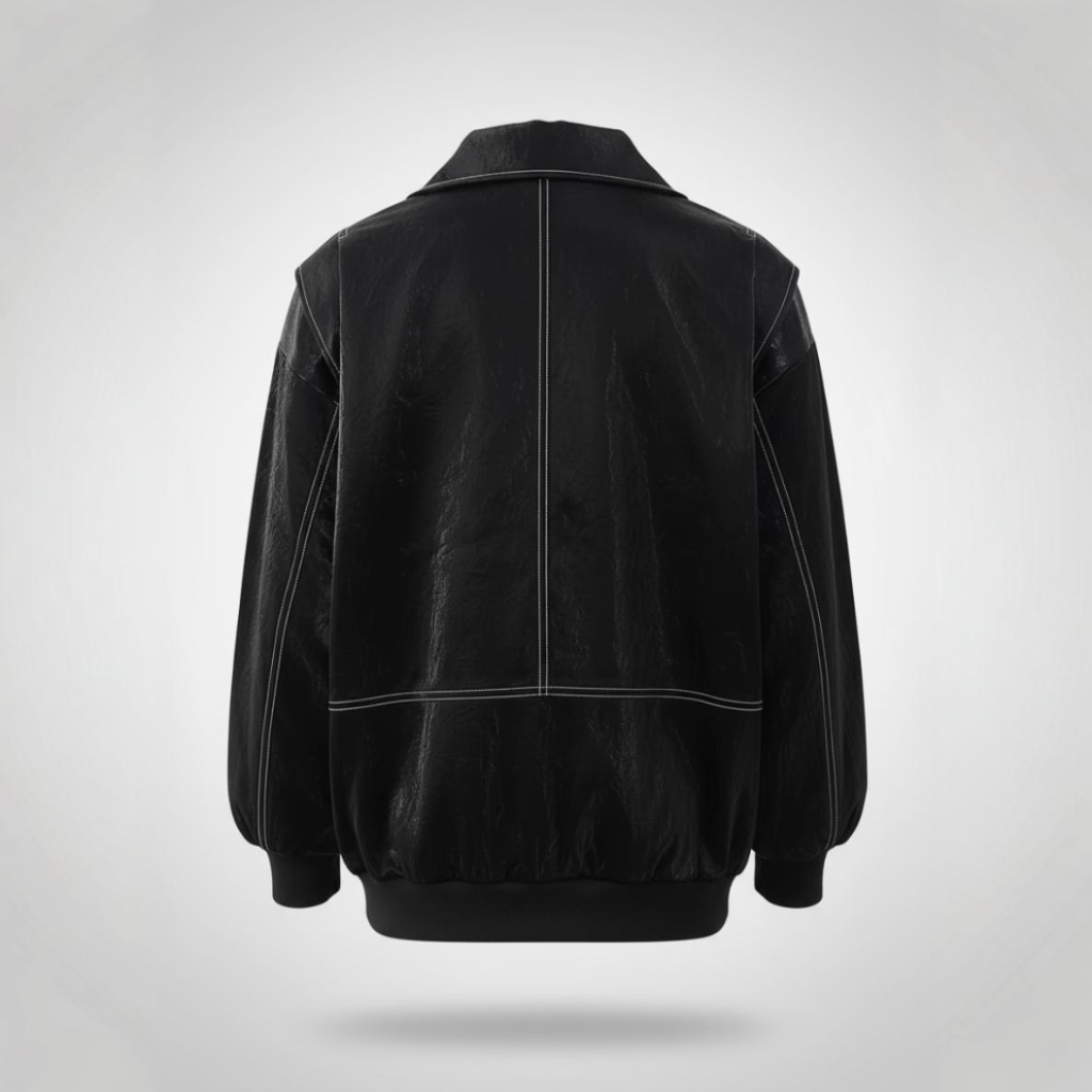 Black jacket on a light gray background