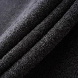 Close-up of dark gray fabric texture